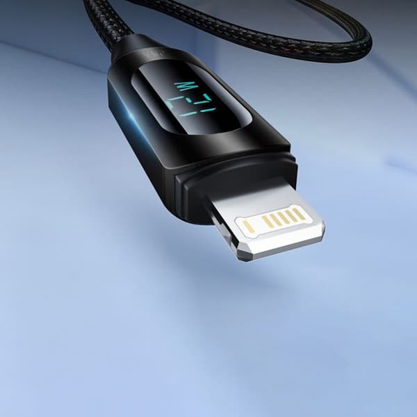 Laddare - Wozinsky - 1022013 - USB-A - Lightning 2m - Svart