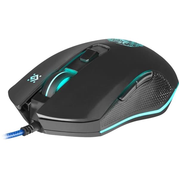 Trådad mus - DEFENDER - Sleipnir GM-927 - 12800 dpi - Flätad kabel - 5 programmerbara knappar