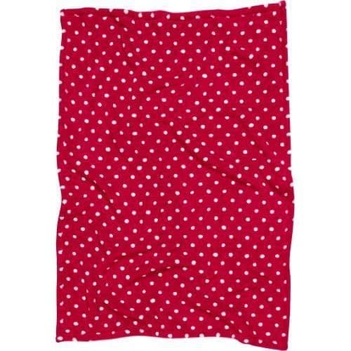 Playshoes Original Red/White Dots Fleecefilt