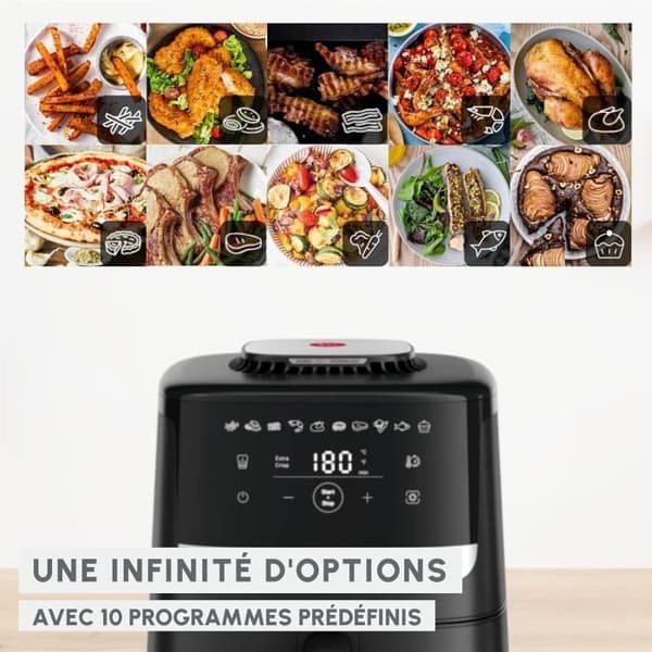 Luftfritös - MOULINEX - EZ5528F0 - 5 L - Tyst teknologi - Easy Clean Store-system