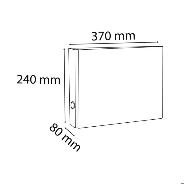 Exacompta 10x Pärm med lyftpapper marmorgrå 70mm A4 Grå-rygg grå 53310E