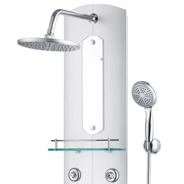 vidaXL Duschpanel 25 x 43 x 120 cm Silver