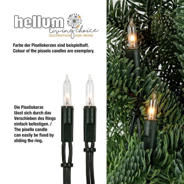 Inomhusbelysning - Hellum - 832082 - 5,85 m - 20 lampor - Vit kabel