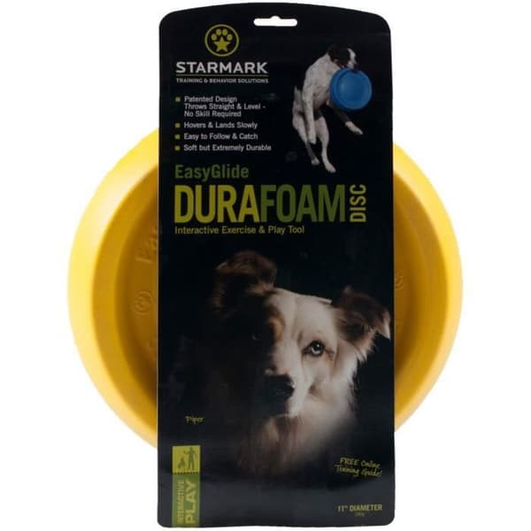 Frisbee - VADIGRAN - Starmark Easy Glide - DuraFoam - 28 cm - Gul
