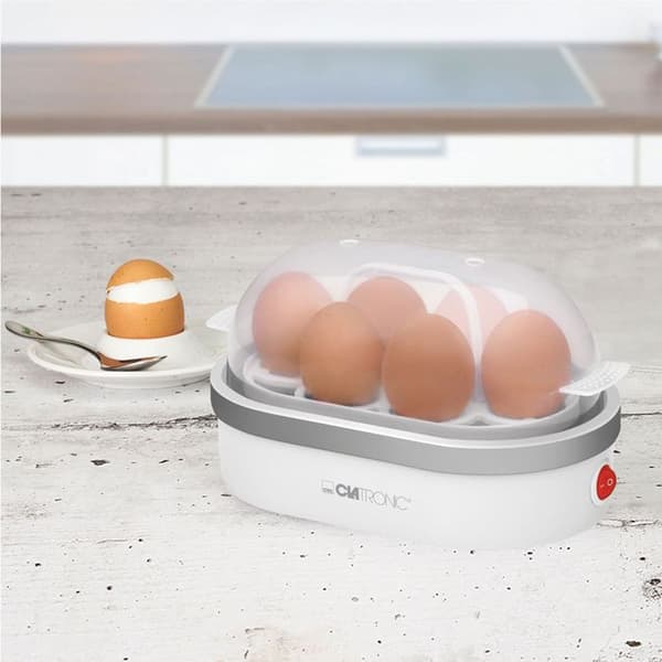 Clatronic EK 3497 äggkokare Vit/silver