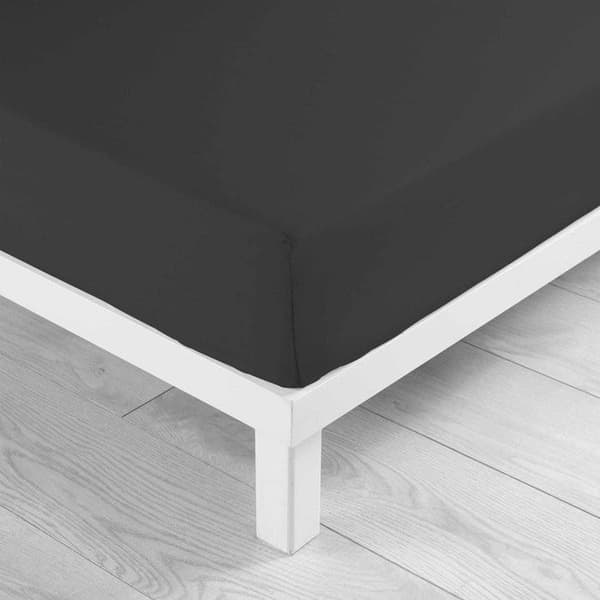 Drap Housse "Lina" 90x190cm Svart