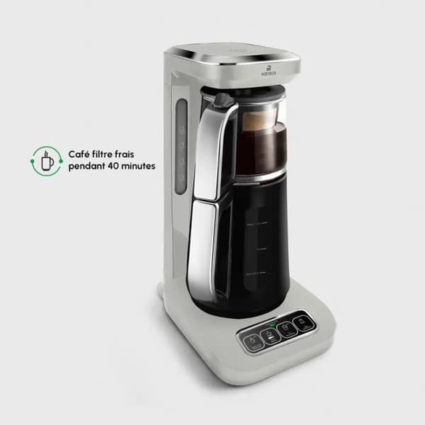 Teinfuser/ vattenkokare - Karaca - Çaysever Robotea Pro - 2,3 liter - 2500 Watt - Vit