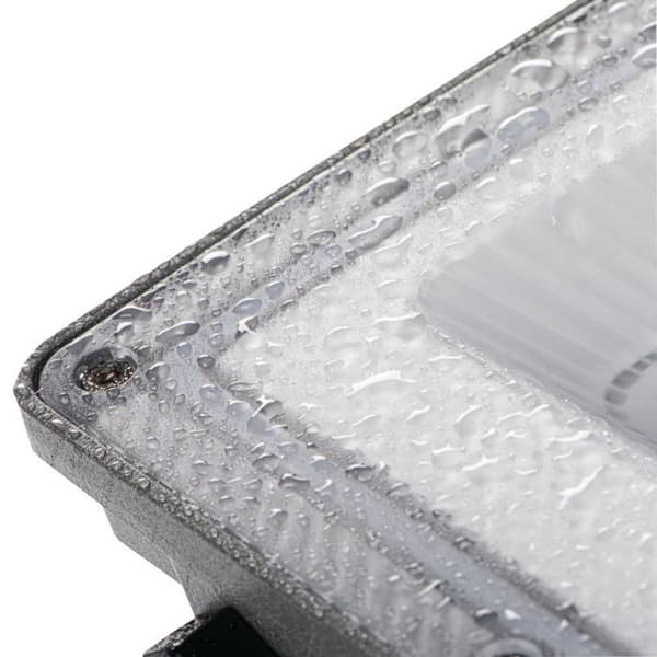 LED-projektor 100W - KANLUX - Justerbar CCT - PIR-sensor - IP44 - Grå