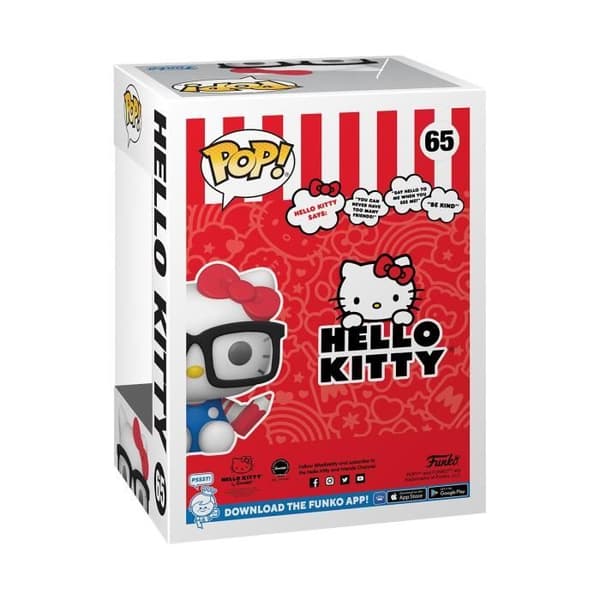 Samlarfigur - FUNKO - Hello Kitty Nerd - Grå - Flerfärgad - Barn