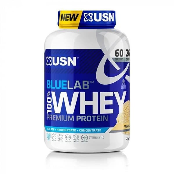 USN Blue Lab Whey Vanilla USNBLW13 - Blå & Vit - 2 kg