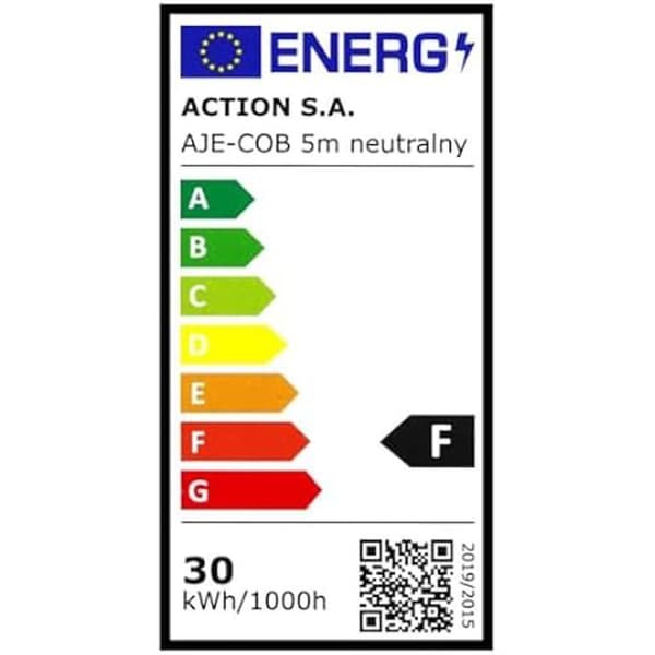 ActiveJet 5M COB LED Jumper, neutral IP20