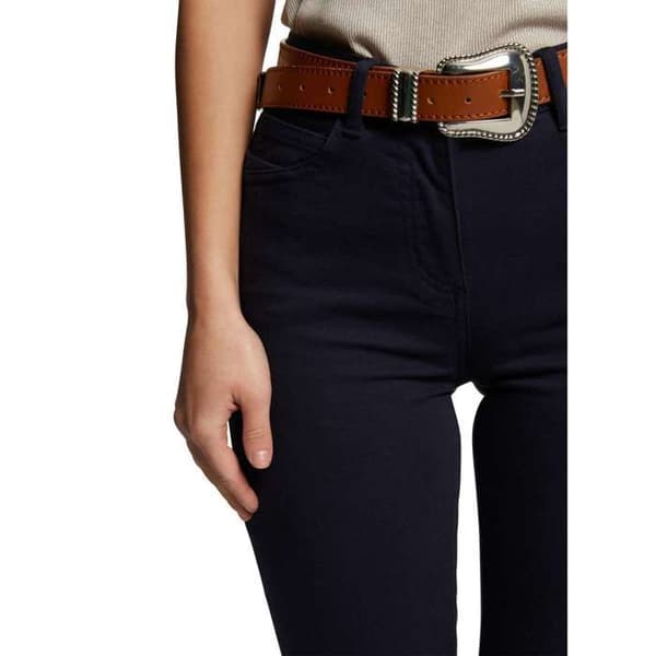 Slim fit mellanlårbyxor