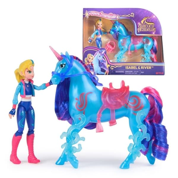 Unicorn Academy - Licenskolan - Licor River + Docka Isabel
