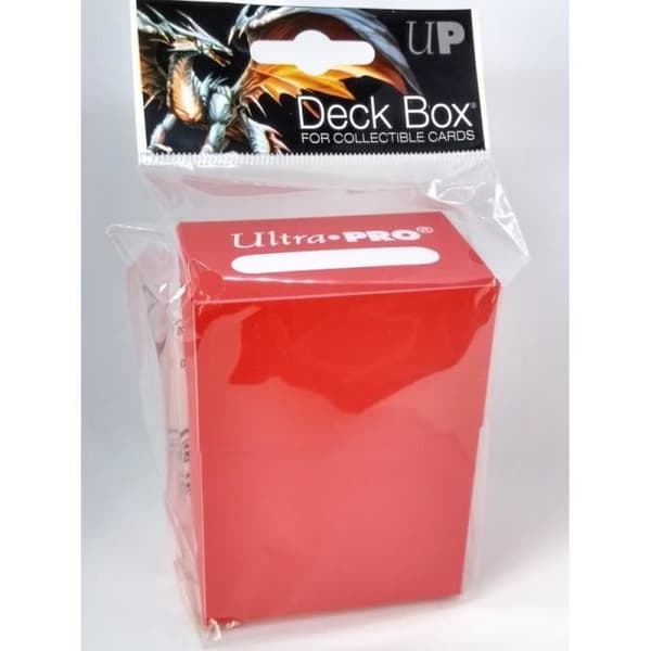 Spelaccessoar - ULTRA PRO - Deck Box Röd Solid Ultra Pro - Röd - 7.2x9.5x4.7 cm - Mixad