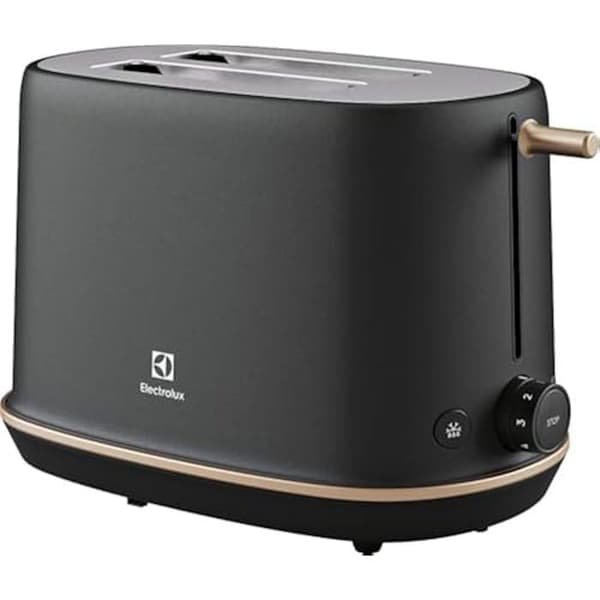 Brödrost - ELECTROLUX - E7T1-6BP - Svart - Modernt design - Kompakt och effektiv