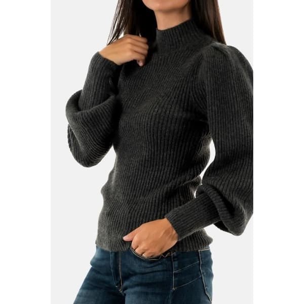 Vintertröja dam - ENDAST LICENS - Katia - Turtleneck - Grå