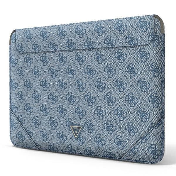 Guess 4G Uptown Triangle logotypfodral - 16" Laptopfodral (blå)