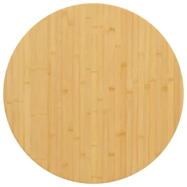 vidaXL Bordsskiva Ø80x2,5 cm Bambu 352683