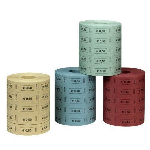 Herlitz 10733350 Set med 5 rullar med 1000 fästingar...