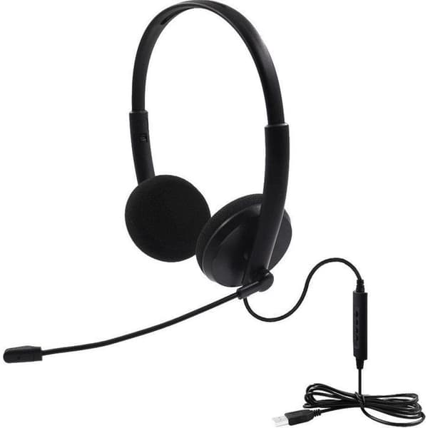 Hörlurar - MOZOS - MTX 1091 ECO - USB-A - Mikrofon - Över örat