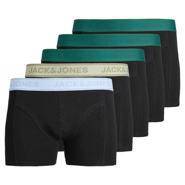 Jack&Jones Kalsonger Herr - ,Förpackning med 5, JACWESLEY SOLID KALSONGER 5 PACK
