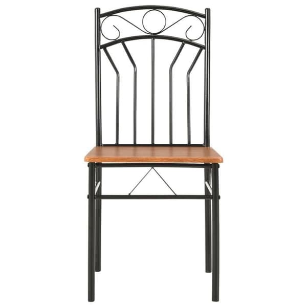 vidaXL Matstolar set om 6 brun MDF 281397