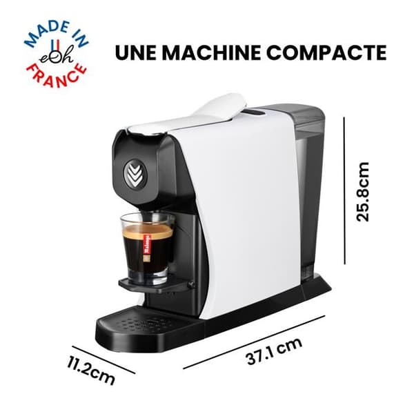 Malongo kaffekapselmaskin modell eoh - Blank vit