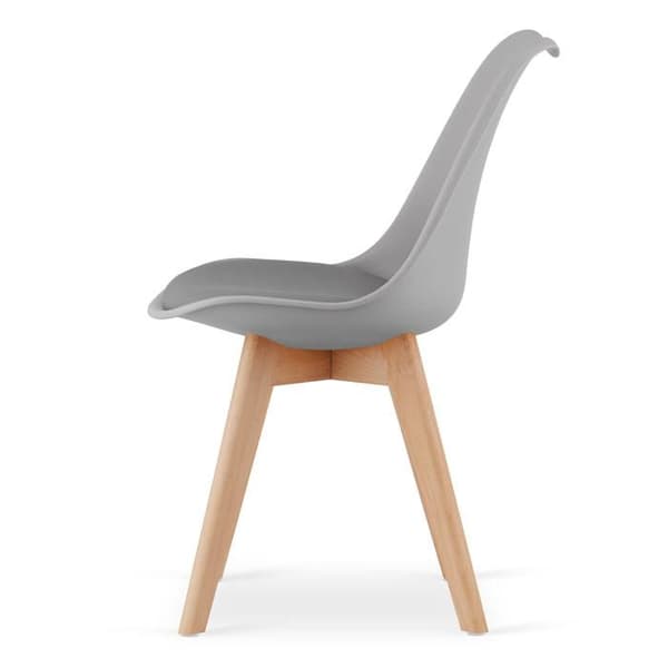 KOMODEE Chaise MARCARIA grå x 1 49x82x43 cm