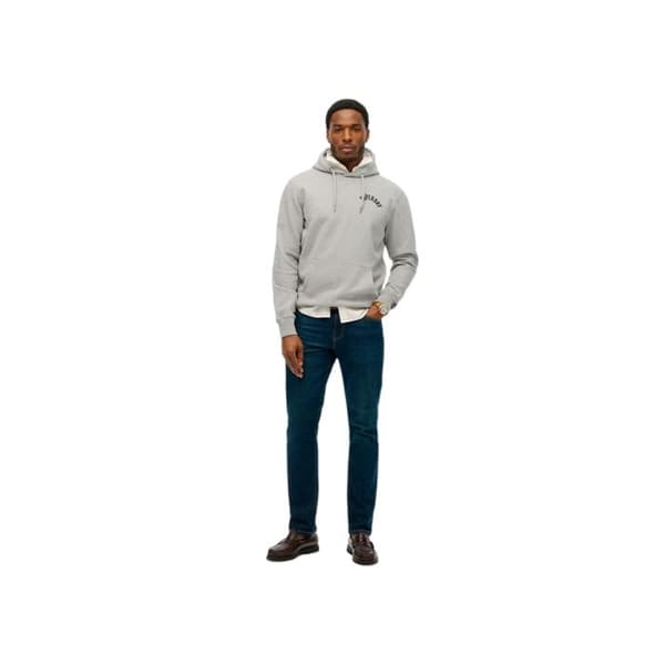 Sweat Superdry Herr Athletic Ess Grå Bomull
