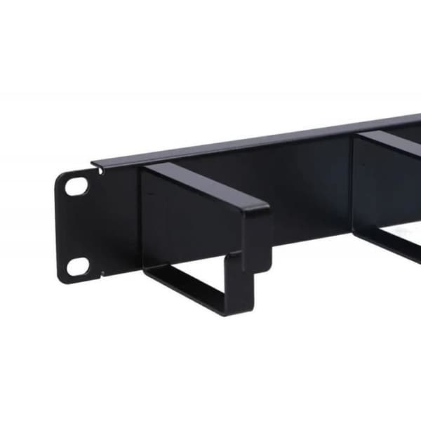 Extralink , Kabelhanterare speciellt designad för 1U rackmontering, stötmontering, horisontell,