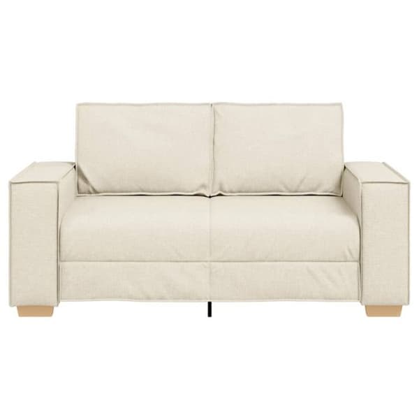 Soffa för 2 personer i linne 120 cm