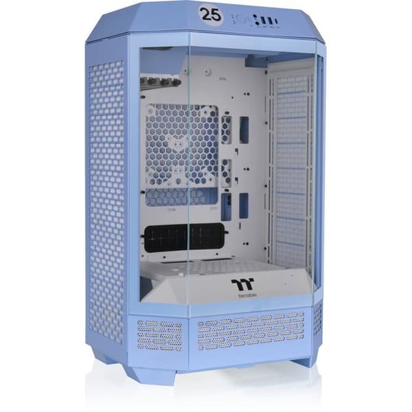 THERMALTAKE - CA-1Y4-00SFWN-00 - The TOWER 300 - PC-chassi utan strömförsörjning - Mini-torn - Micro-ATX-format - Hydrangea blå