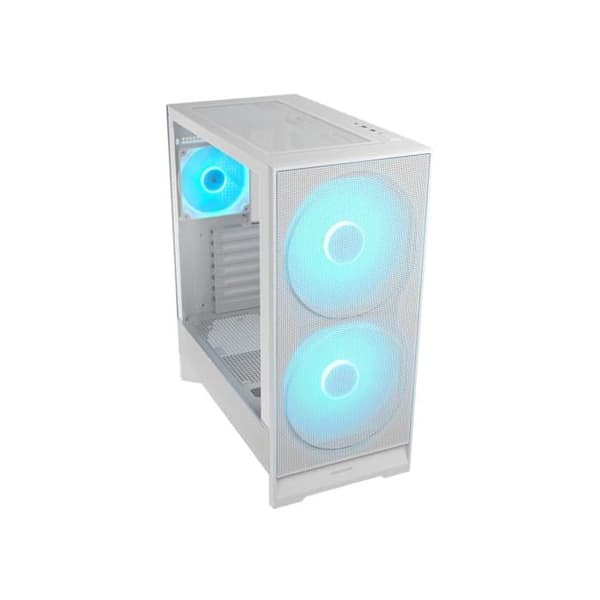PC-chassi med optimerad luftflöde - COUGAR - Airface 180 - Vit - 3 fläktar 180 mm