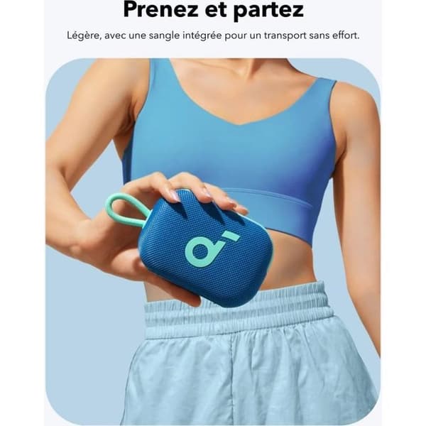 Bluetooth-högtalare - ANKER - Soundcore Select 4 - Färg Lila - Trådlös - Spela i loop