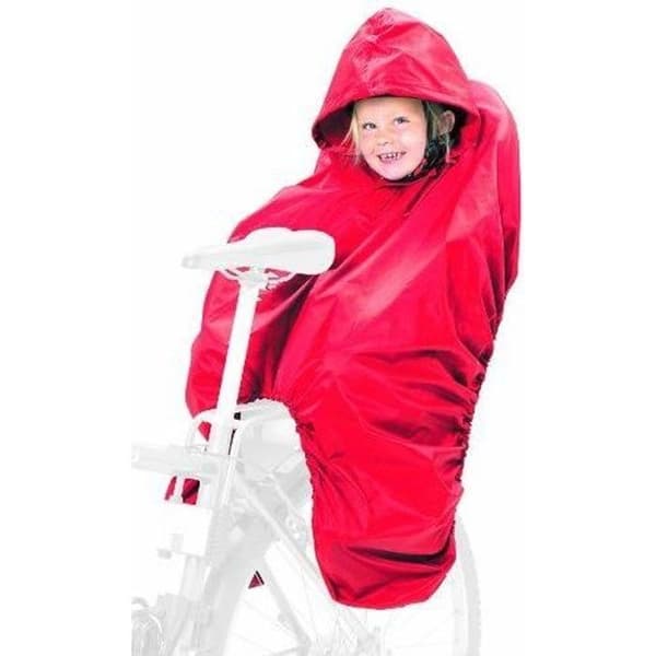 Vattentät poncho för barn - Hamax - Röd - One Size