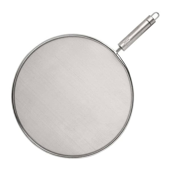 Sprutskydd - Fackelmann - 40478 - 29 cm - Rostfritt stål - Grå