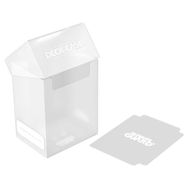 Kortlåda - Ultimate Guard - Deck Case Box 80+ - Transparent - 80 kort - Arkivskydd