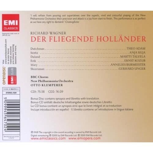 Wagner: Spökskeppet COFFRET 2 CD