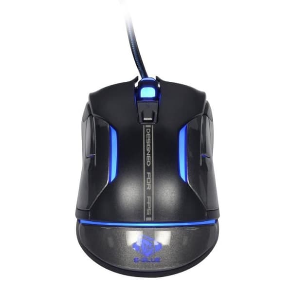 Souris Gaming - E-BLUE Auroza FPS - 8200 DPI - Ergonomisk - RGB Programmerbar