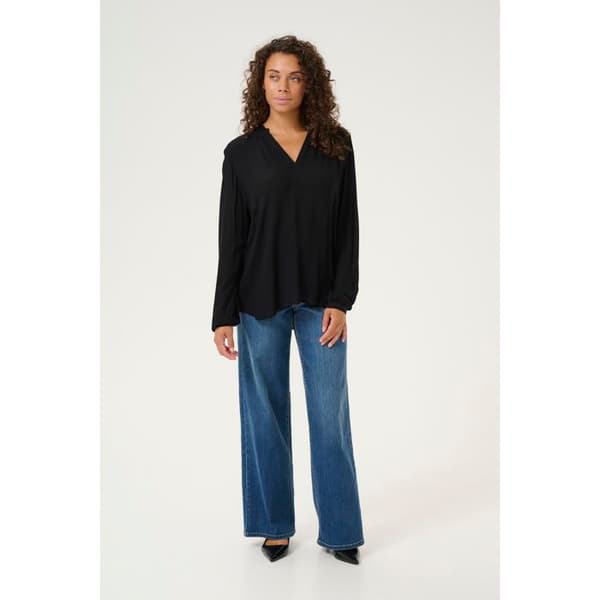 Blus volang dam KAFFE Amber
