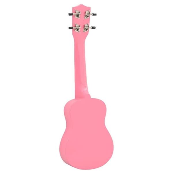 vidaXL Soprano Ukulele Set med väska för barn Rosa 21"