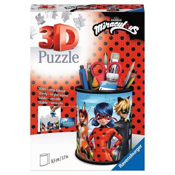Pussel 3D 54 bitar Pennskrin: Miraculous