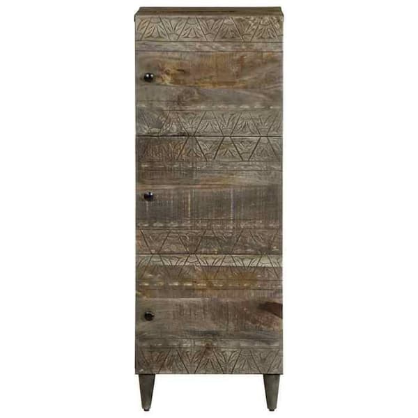 vidaXL Buffé 40x33x110 cm massiv mangoträ 4017821