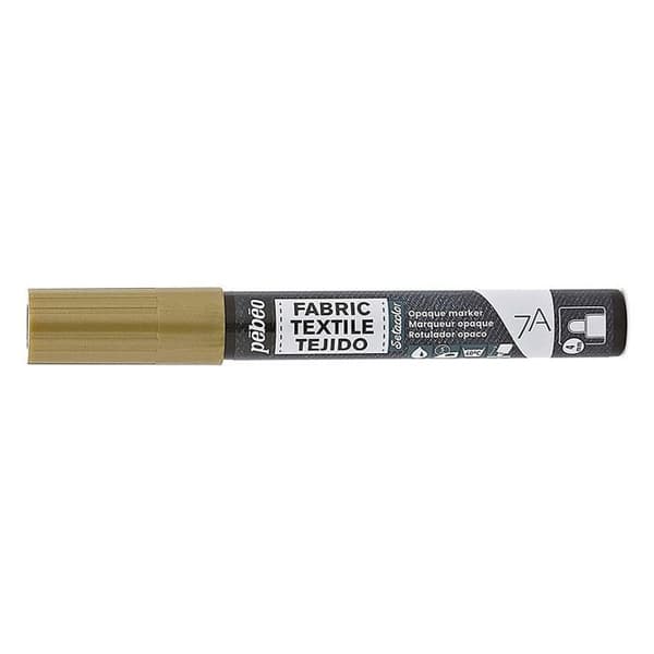 Textilpenna - PEBEO - 7A ogenomisk marker - 4 mm Guld
