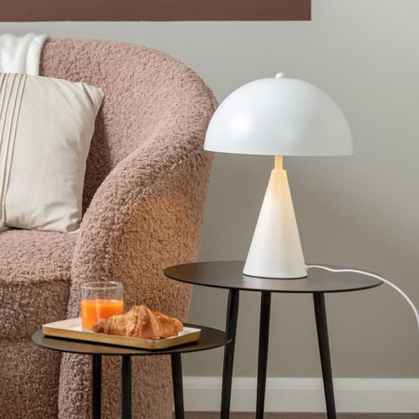 Bordslampa - LEITMOTIV - Sublime - Metall - Vit - 1x E14 40W