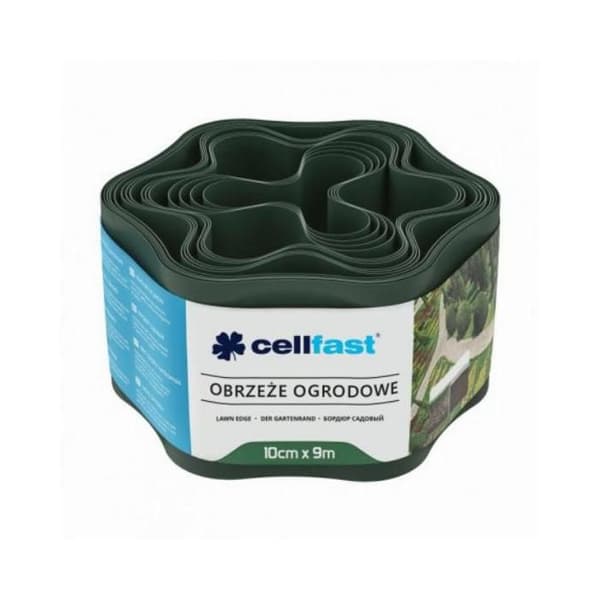 Gräsmattkant 150mm x 9m Flexibel PVC Grön