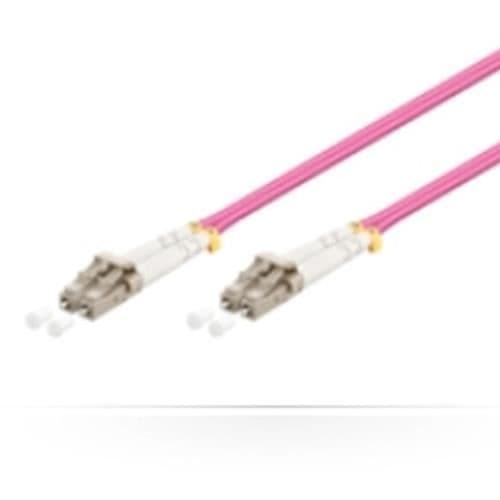 Microconnect 20m, LC-UPC - LC-UPC, 20 m, OM4, LC-PC, LC-PC, lila