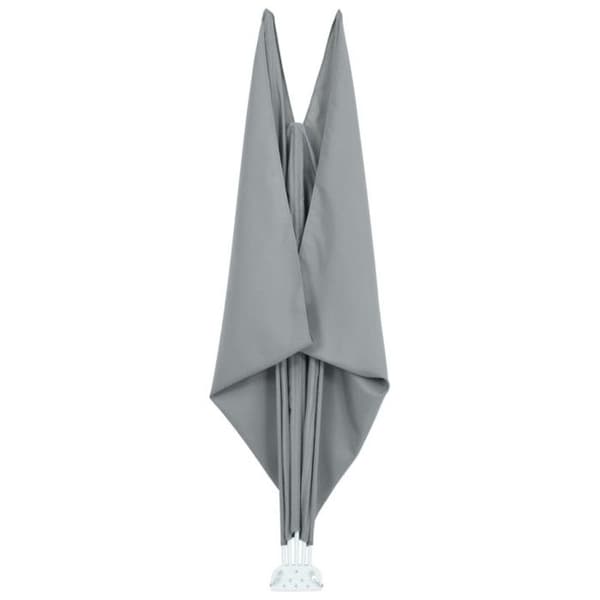 vidaXL Vikbar Sida Uteplats Markis Grå 400 x 200 cm