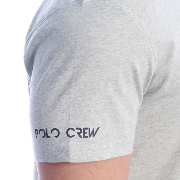 T-shirt med kort ärm regular fit XMR010-JS206 Herr-Grå