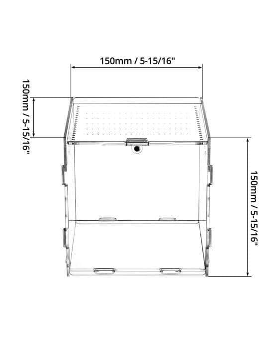 Vivarium - Qwork terrarium - WD9650